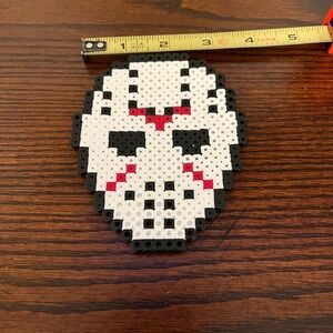 Friday the 13th Jason Voorhees Perler Bead Pixel Art